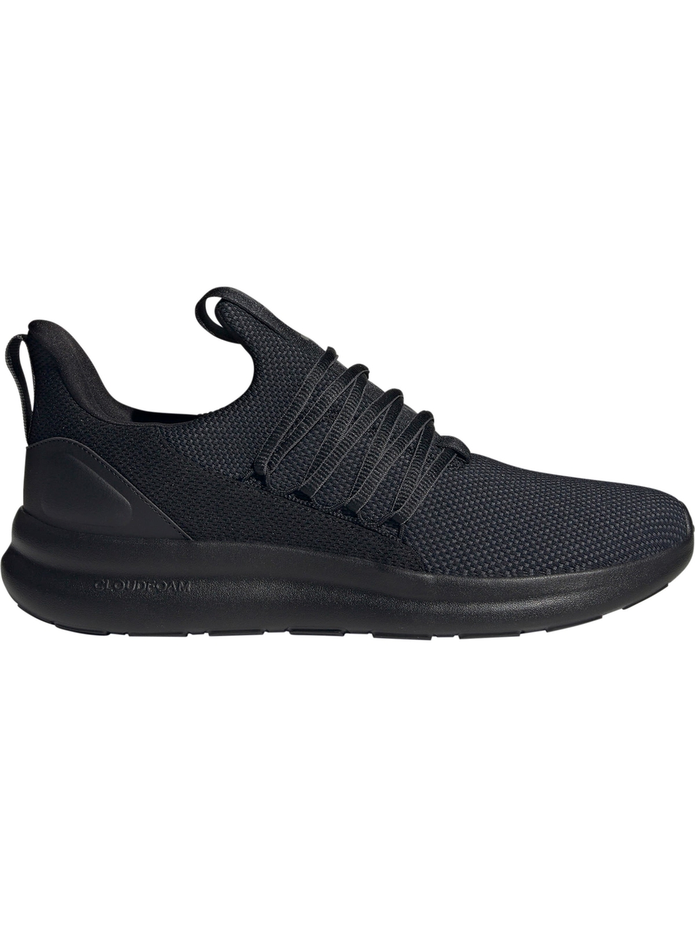 Adidas Lite Racer Adapt 7.0 Black Knit Slip-On Shoes Men's 10.5 - Picture 7 of 8